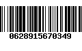 Código de Barras 0628915670349