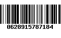 Código de Barras 0628915787184