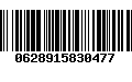 Código de Barras 0628915830477