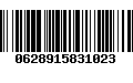 Código de Barras 0628915831023