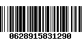 Código de Barras 0628915831290