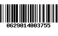 Código de Barras 0629014003755