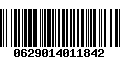 Código de Barras 0629014011842