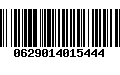 Código de Barras 0629014015444