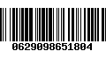 Código de Barras 0629098651804