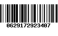 Código de Barras 0629172923407