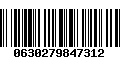 Código de Barras 0630279847312