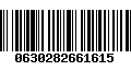 Código de Barras 0630282661615