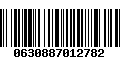 Código de Barras 0630887012782