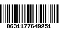 Código de Barras 0631177649251