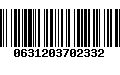 Código de Barras 0631203702332