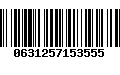 Código de Barras 0631257153555