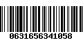 Código de Barras 0631656341058