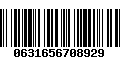 Código de Barras 0631656708929