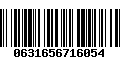 Código de Barras 0631656716054