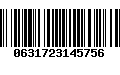 Código de Barras 0631723145756