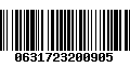 Código de Barras 0631723200905