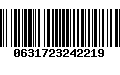 Código de Barras 0631723242219