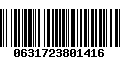 Código de Barras 0631723801416