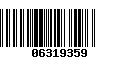 Código de Barras 06319359