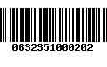 Código de Barras 0632351000202