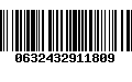 Código de Barras 0632432911809