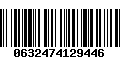 Código de Barras 0632474129446