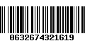 Código de Barras 0632674321619