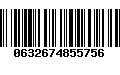 Código de Barras 0632674855756