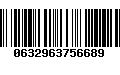 Código de Barras 0632963756689