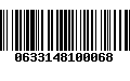 Código de Barras 0633148100068