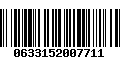 Código de Barras 0633152007711