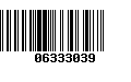 Código de Barras 06333039