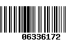 Código de Barras 06336172