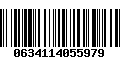 Código de Barras 0634114055979