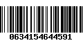 Código de Barras 0634154644591