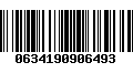Código de Barras 0634190906493