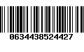 Código de Barras 0634438524427