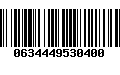 Código de Barras 0634449530400