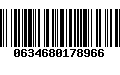Código de Barras 0634680178966