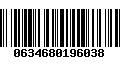 Código de Barras 0634680196038