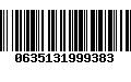 Código de Barras 0635131999383