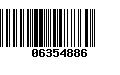 Código de Barras 06354886