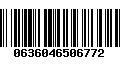 Código de Barras 0636046506772