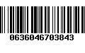 Código de Barras 0636046703843