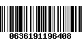Código de Barras 0636191196408