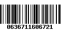 Código de Barras 0636711606721
