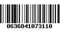 Código de Barras 0636841073110