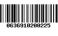 Código de Barras 0636910200225