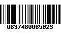 Código de Barras 0637480065023